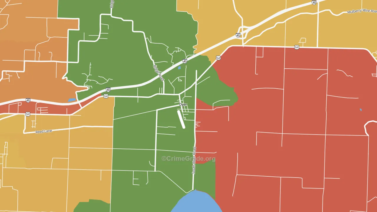 72935, AR Map of Drug-Related Crime Rates