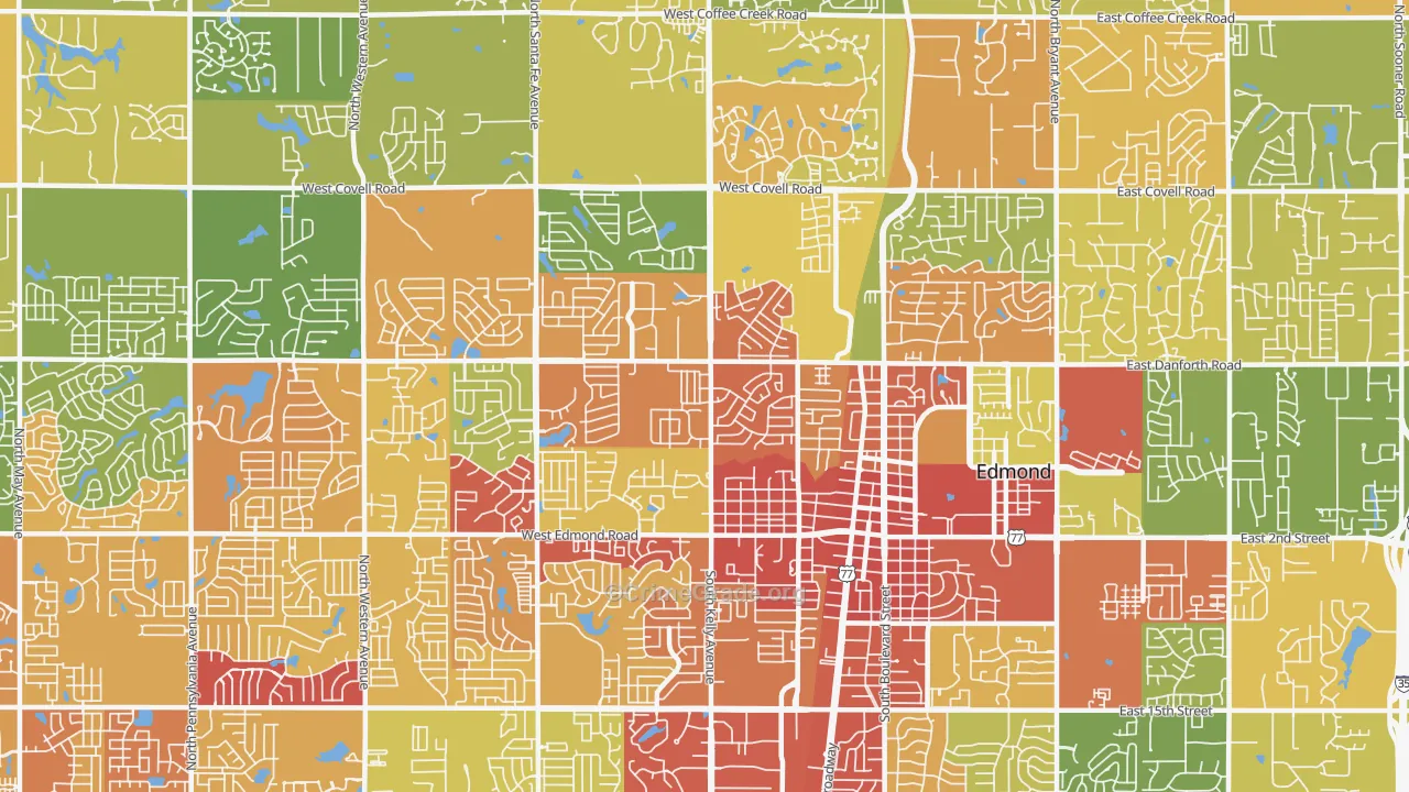 73003, OK Map of Drug-Related Crime Rates