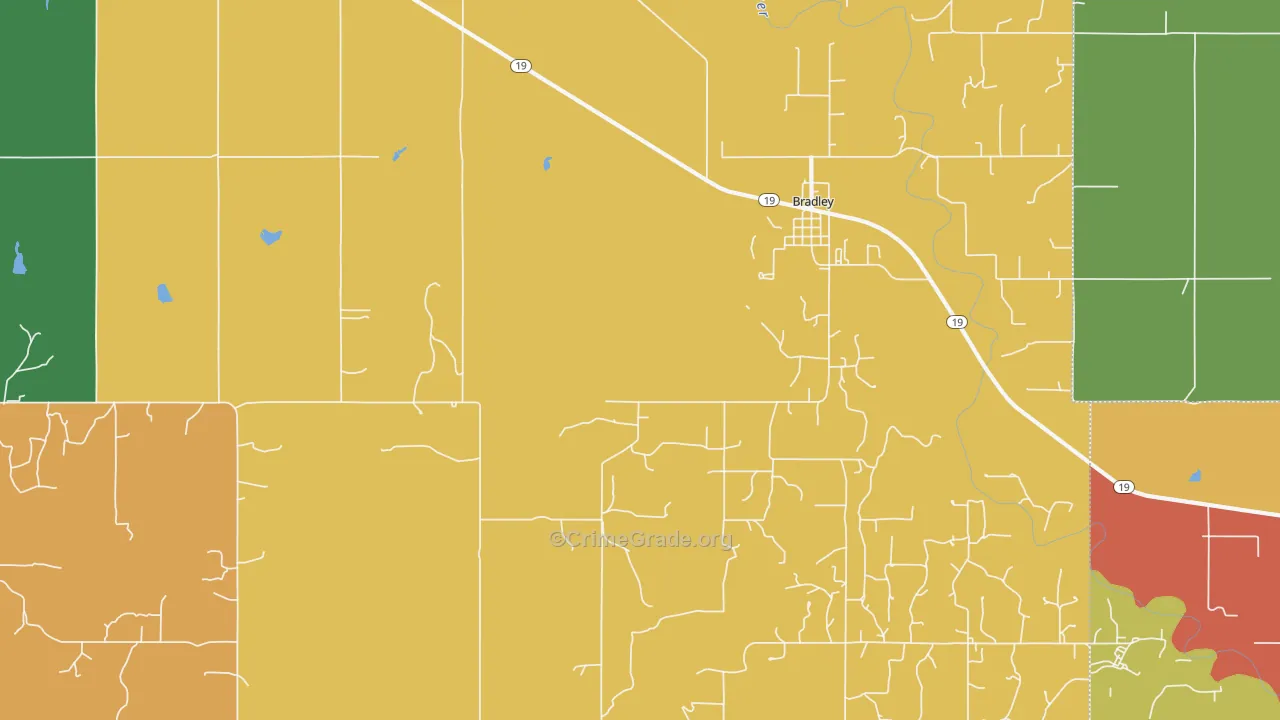 73011, OK Map of Drug-Related Crime Rates