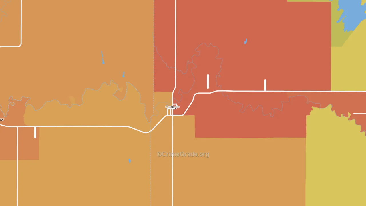 73015, OK Map of Drug-Related Crime Rates