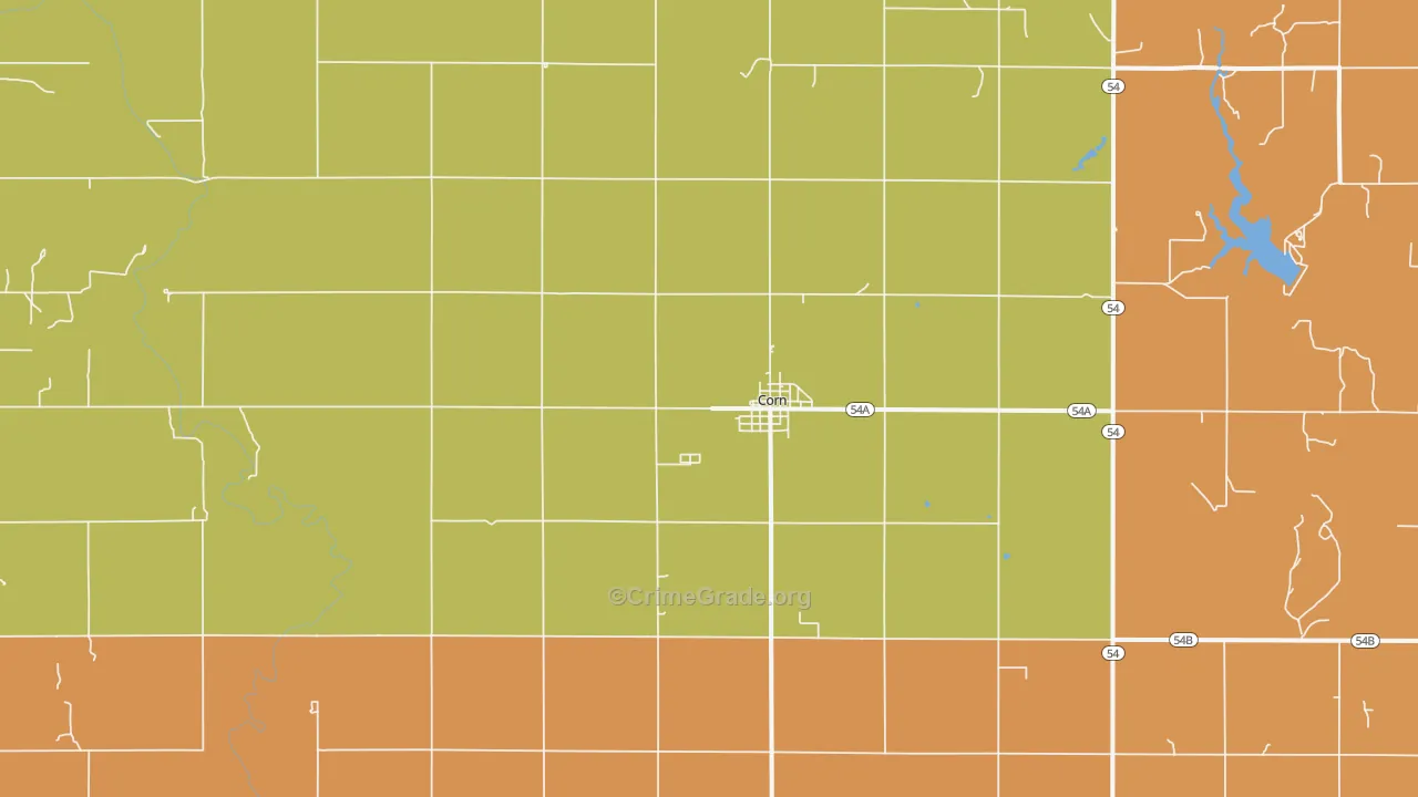 73024, OK Map of Drug-Related Crime Rates