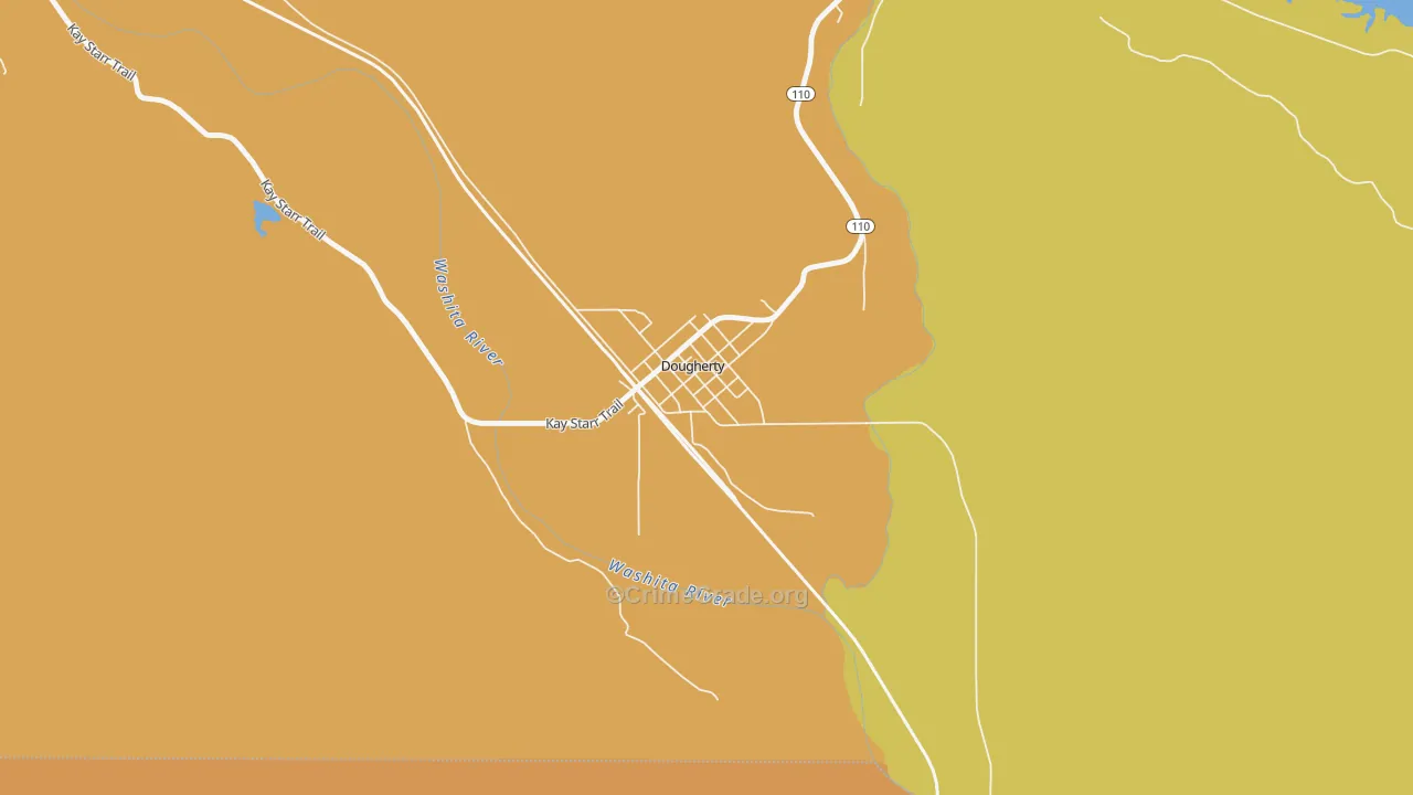 73032, OK Map of Drug-Related Crime Rates