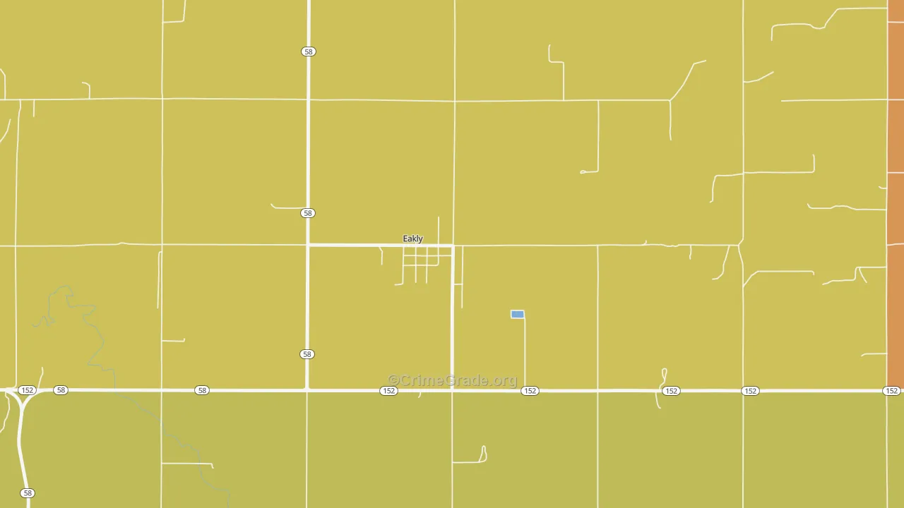 73033, OK Map of Drug-Related Crime Rates