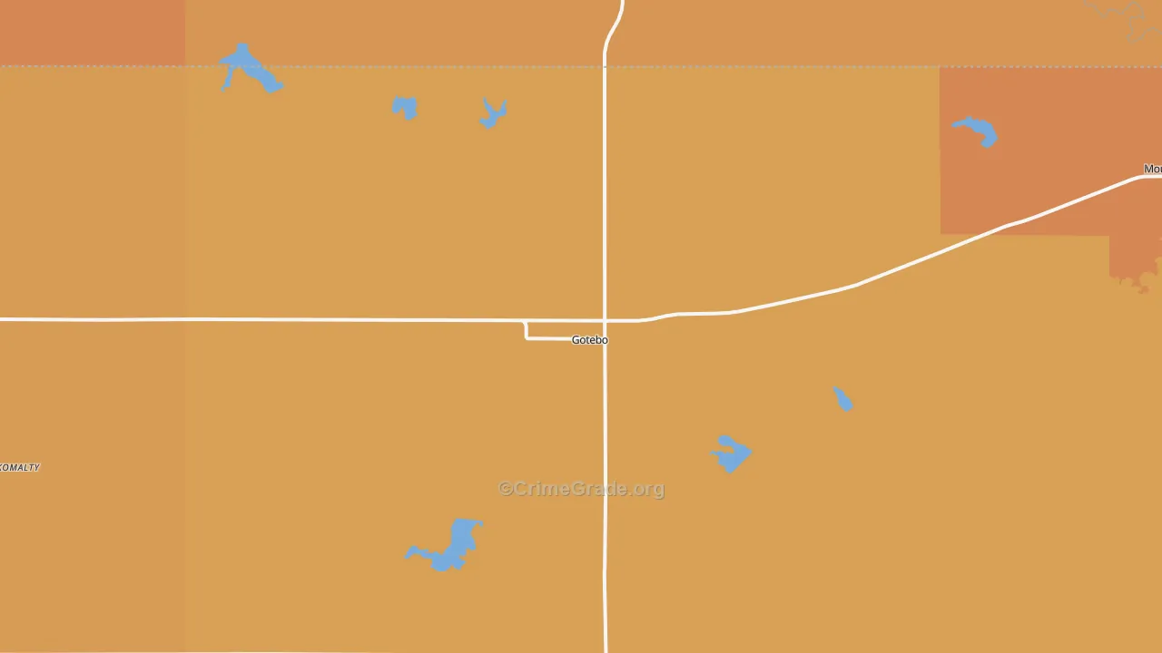 73041, OK Map of Drug-Related Crime Rates
