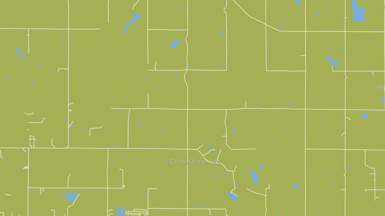 73058, OK Map of Drug-Related Crime Rates