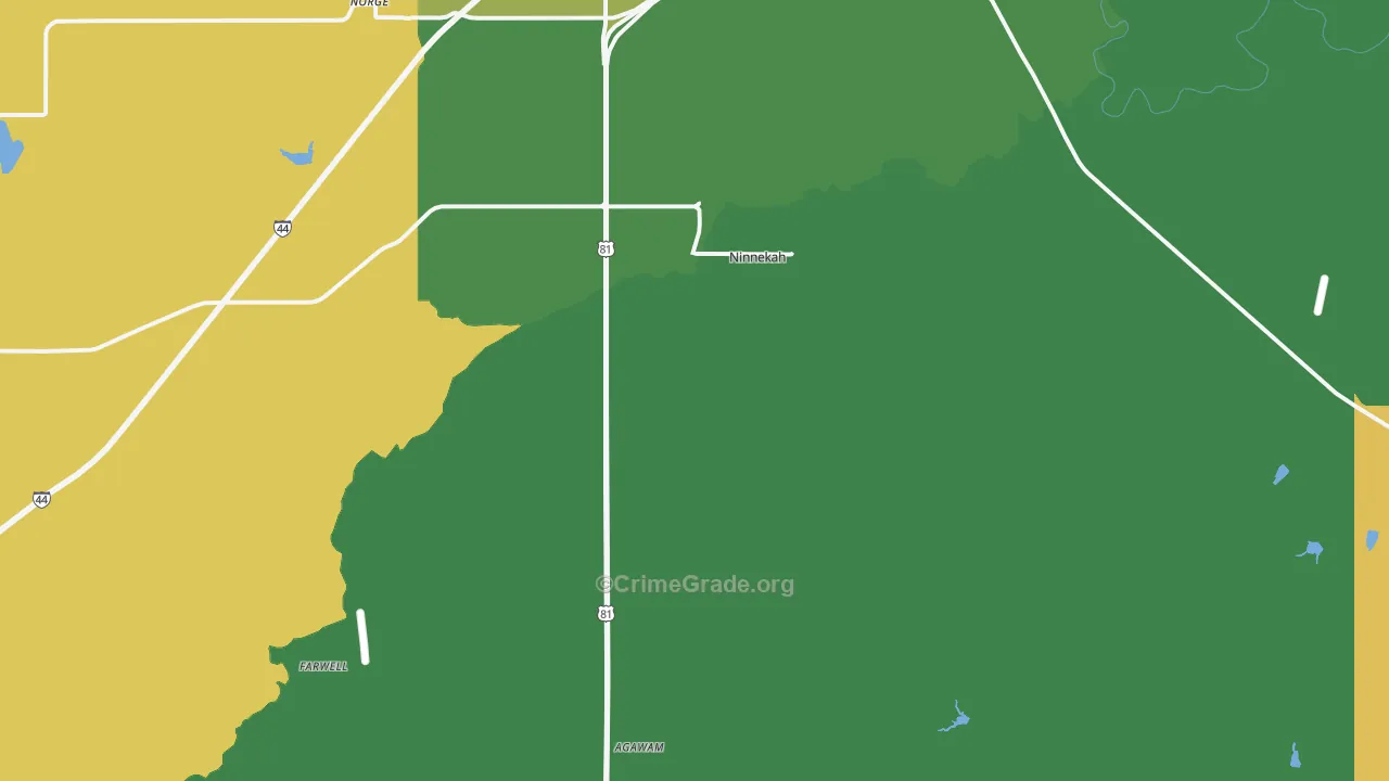 73067, OK Map of Drug-Related Crime Rates