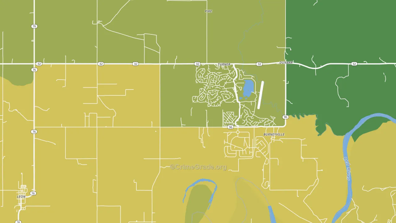 73430, OK Map of Drug-Related Crime Rates