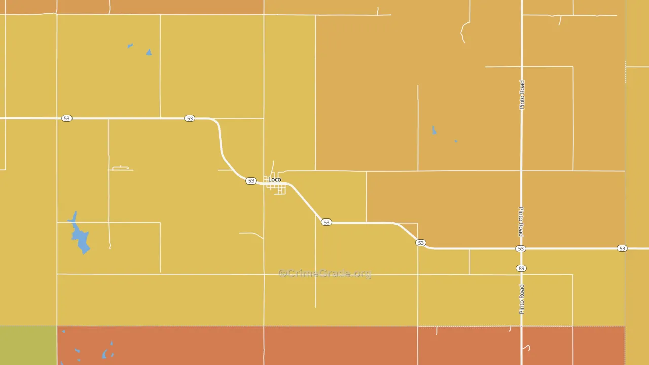 73442, OK Map of Drug-Related Crime Rates