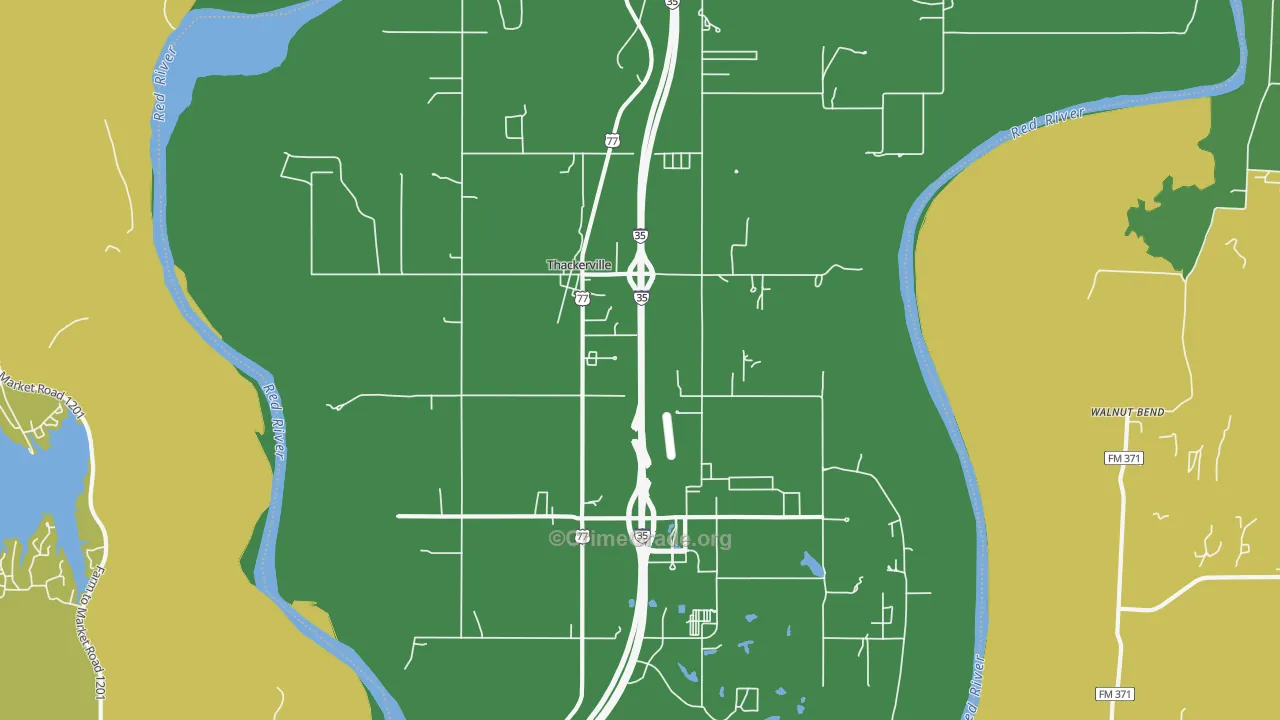 73459, OK Map of Drug-Related Crime Rates
