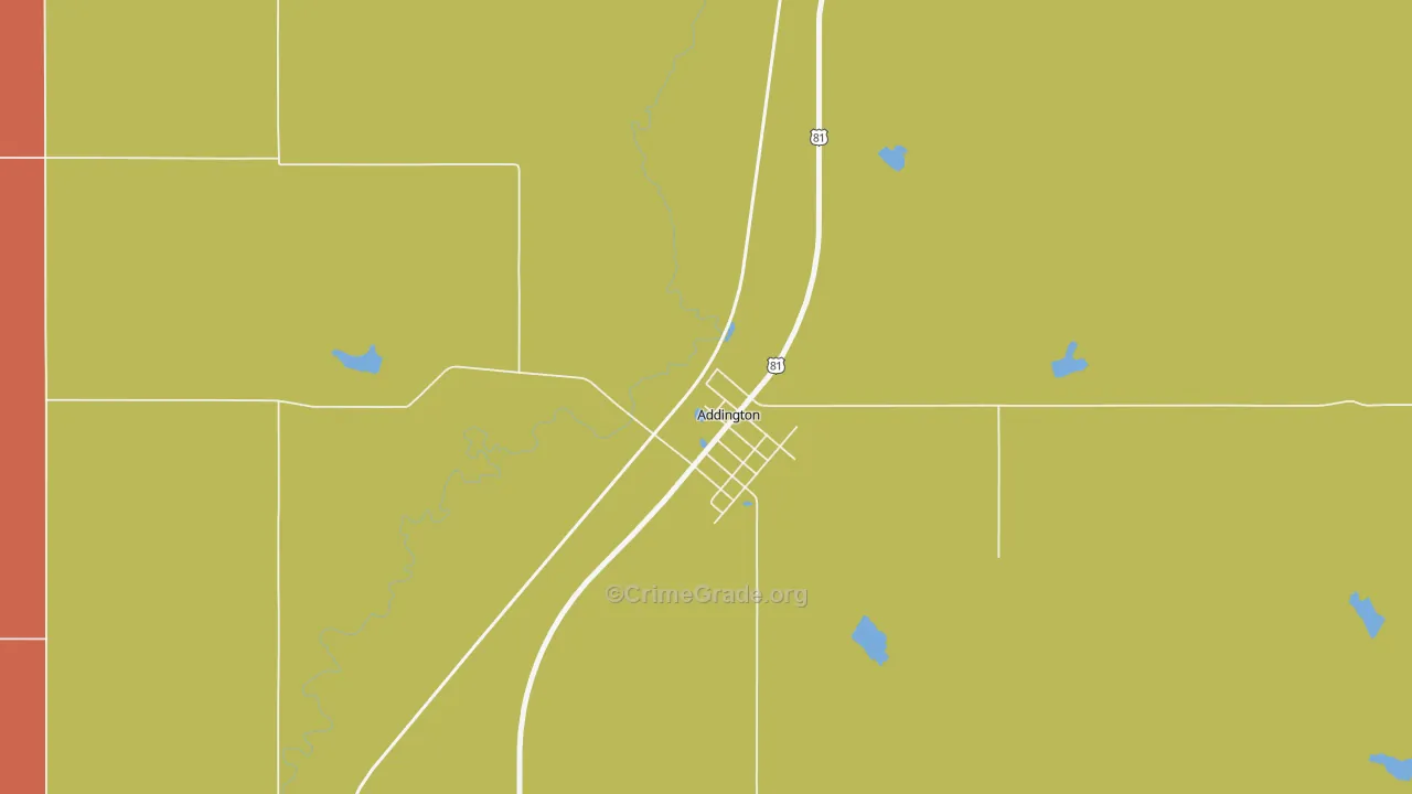 73520, OK Map of Drug-Related Crime Rates