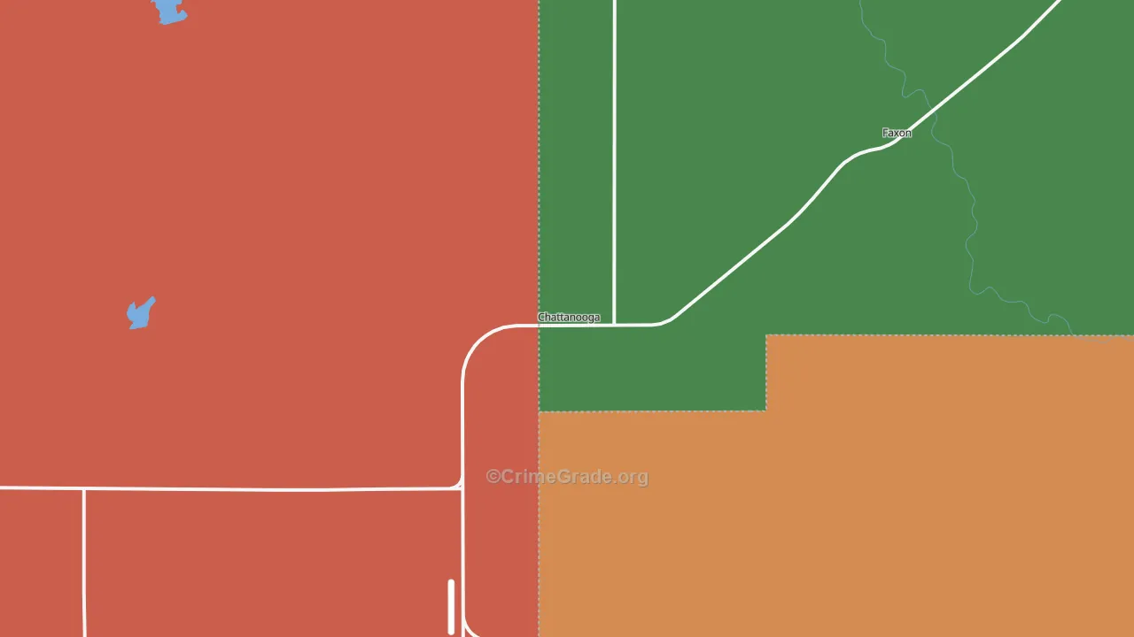 73528, OK Map of Drug-Related Crime Rates