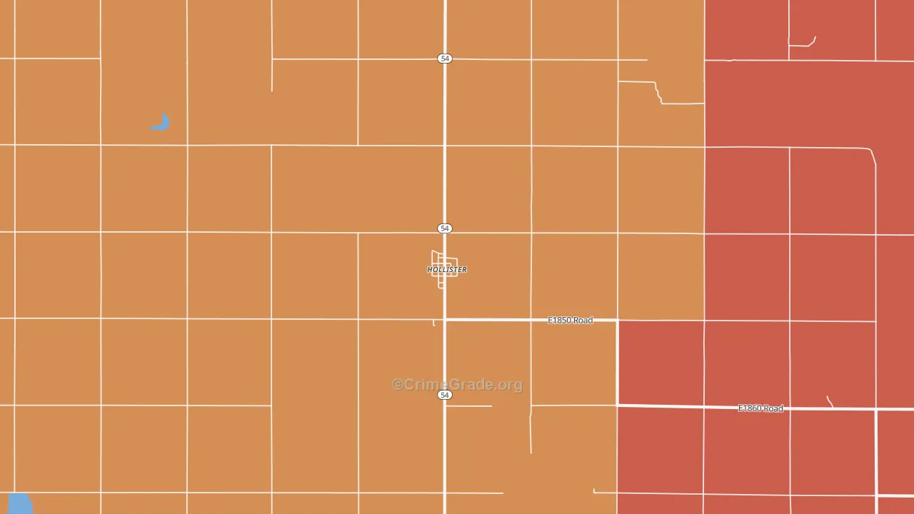 73551, OK Map of Drug-Related Crime Rates