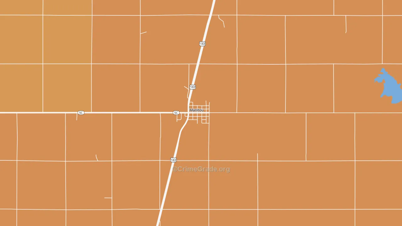 73555, OK Map of Drug-Related Crime Rates