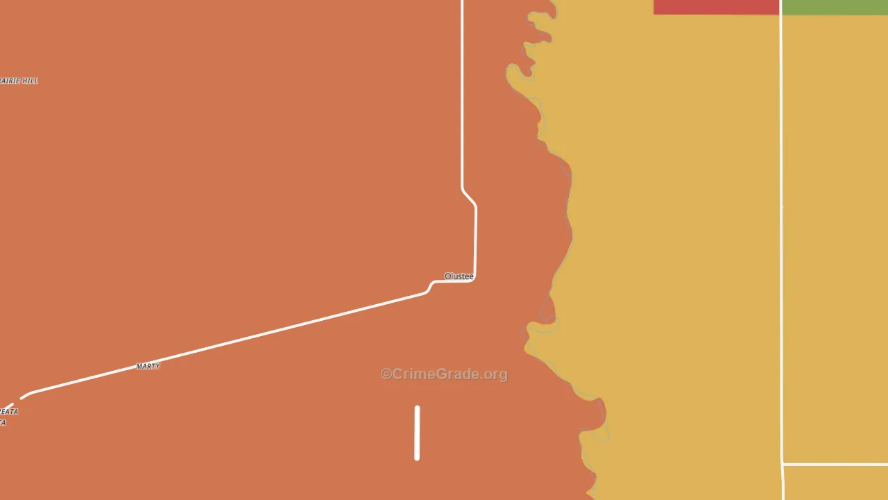 73560, OK Map of Drug-Related Crime Rates