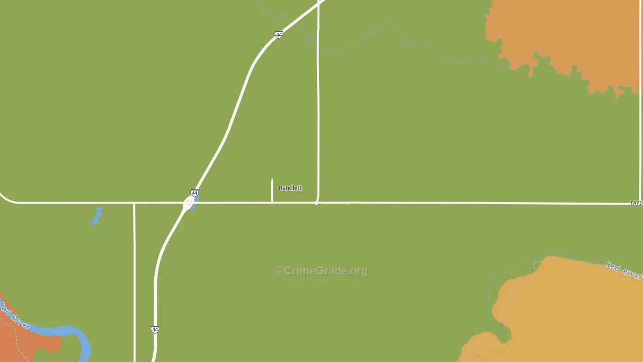 73562, OK Map of Drug-Related Crime Rates