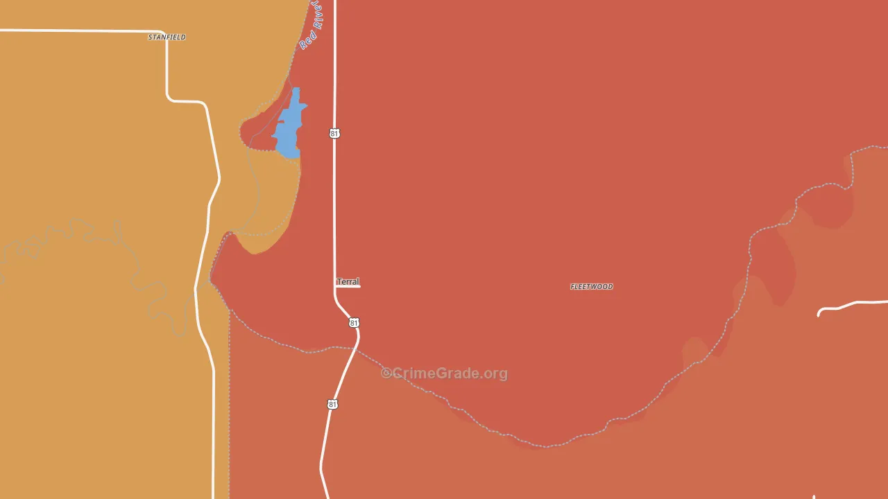 73569, OK Map of Drug-Related Crime Rates
