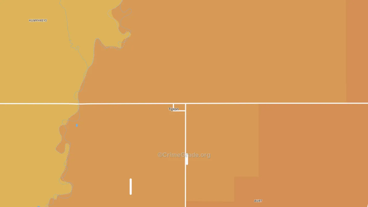 73570, OK Map of Drug-Related Crime Rates
