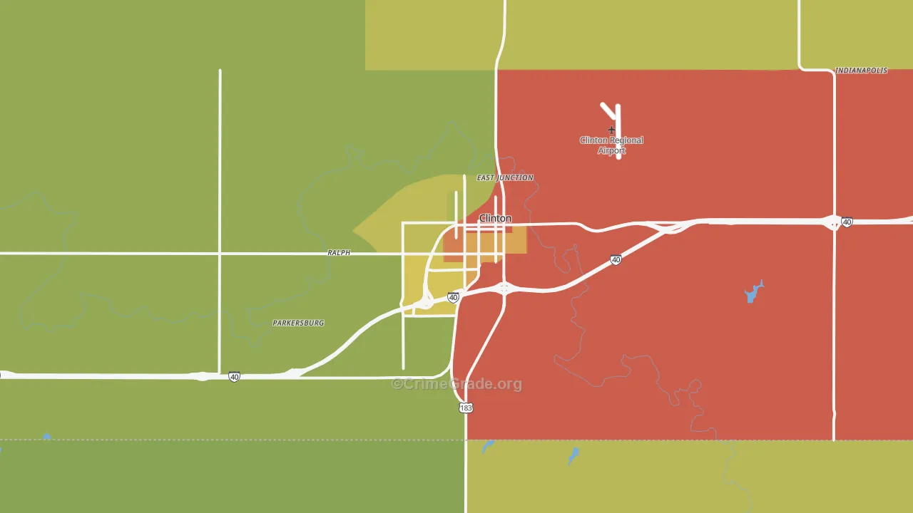 73601, OK Map of Drug-Related Crime Rates