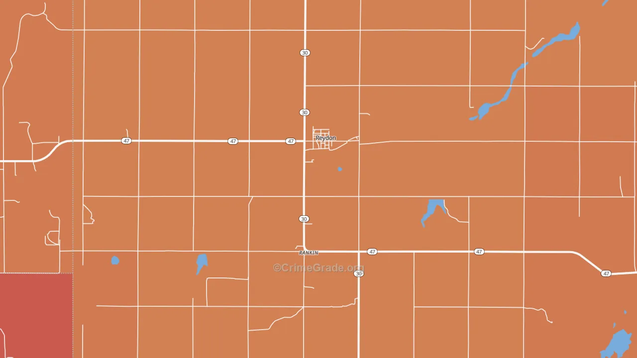 73660, OK Map of Drug-Related Crime Rates