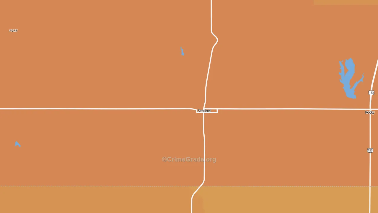73664, OK Map of Drug-Related Crime Rates
