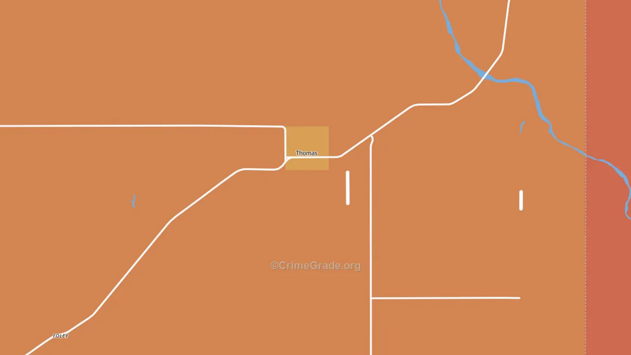 73669, OK Map of Drug-Related Crime Rates