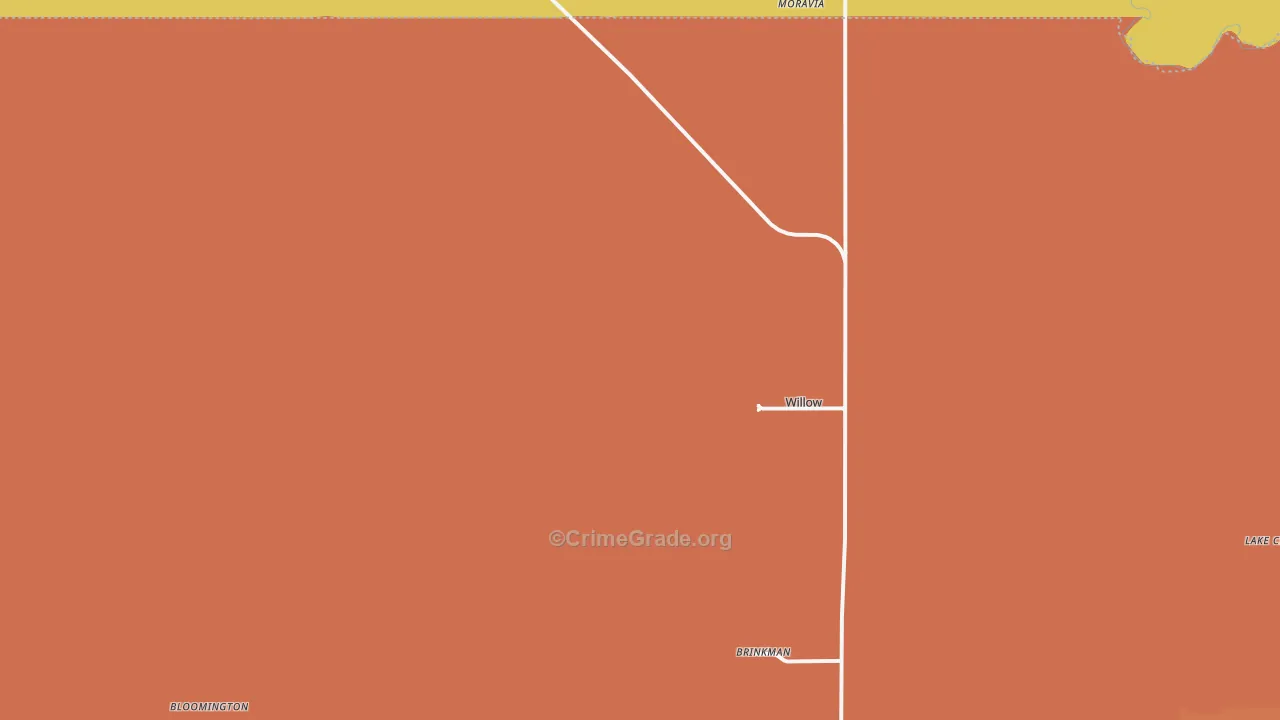 73673, OK Map of Drug-Related Crime Rates