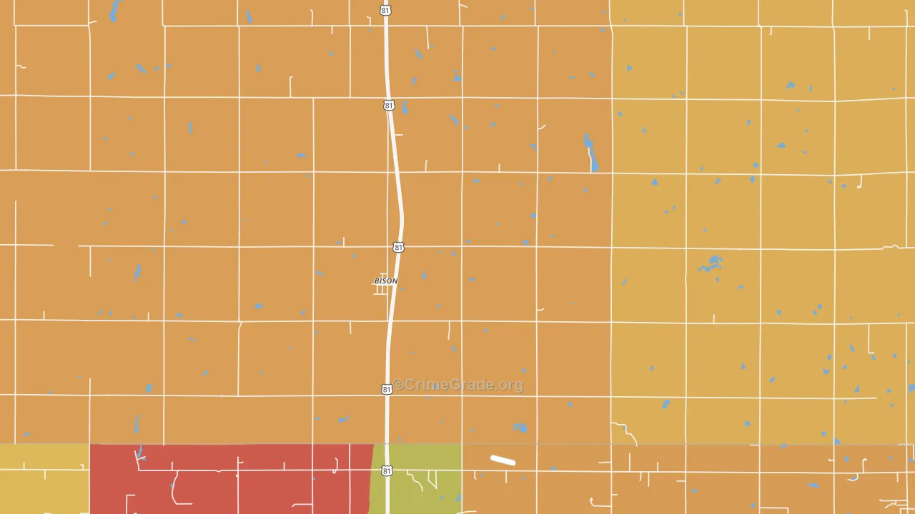 73720, OK Map of Drug-Related Crime Rates
