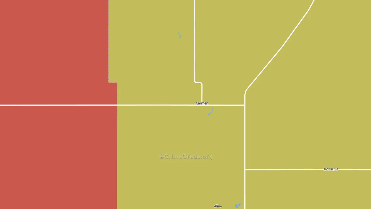 73726, OK Map of Drug-Related Crime Rates