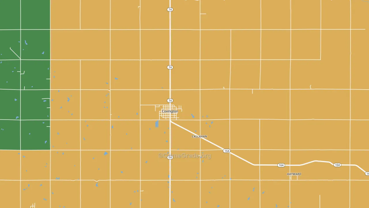 73730, OK Map of Drug-Related Crime Rates