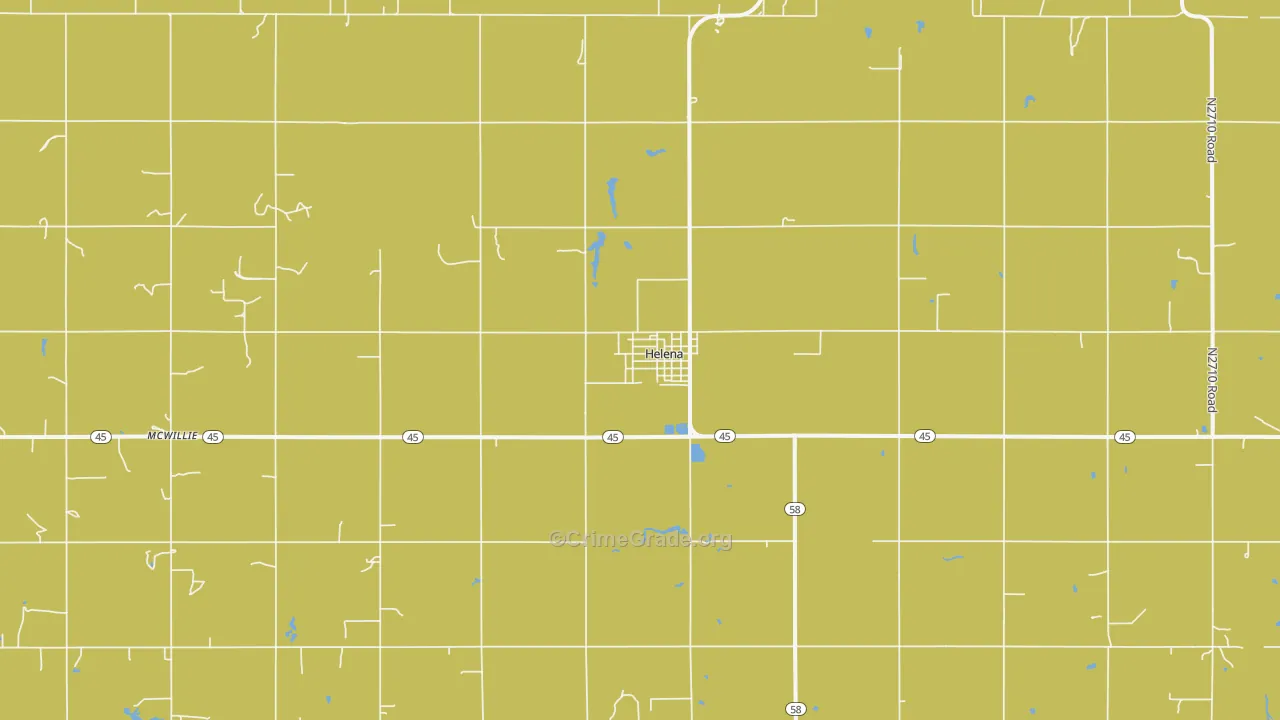 73741, OK Map of Drug-Related Crime Rates