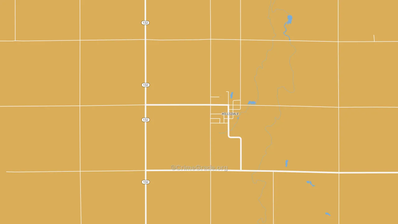 73743, OK Map of Drug-Related Crime Rates