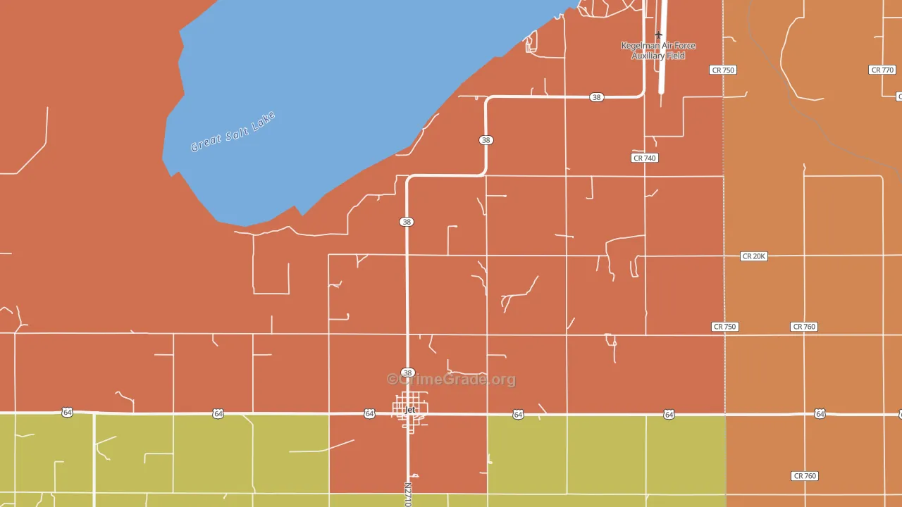 73749, OK Map of Drug-Related Crime Rates