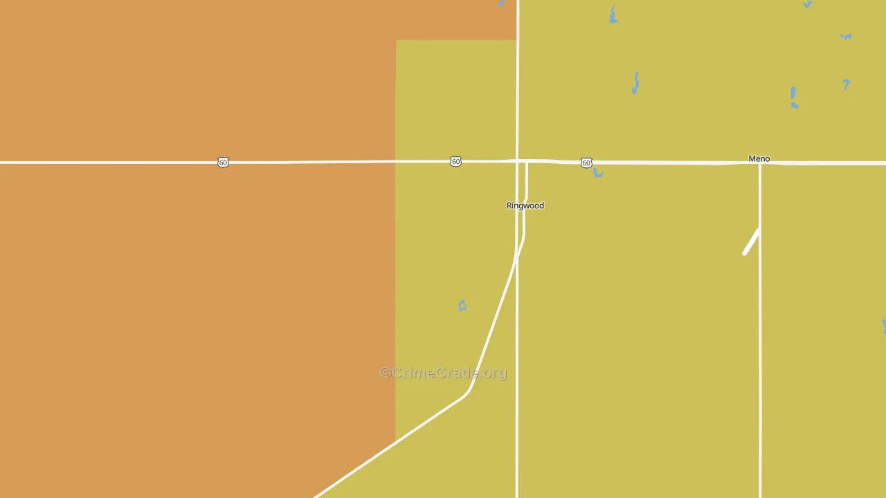 73768, OK Map of Drug-Related Crime Rates