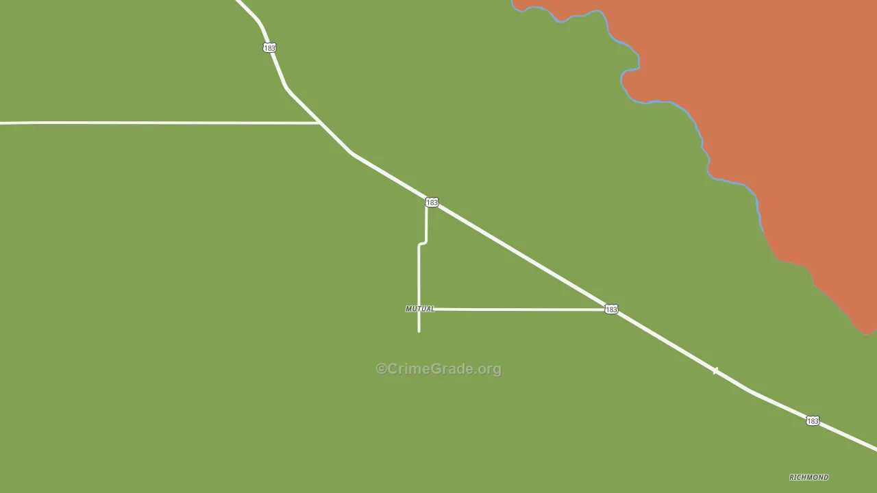73853, OK Map of Drug-Related Crime Rates