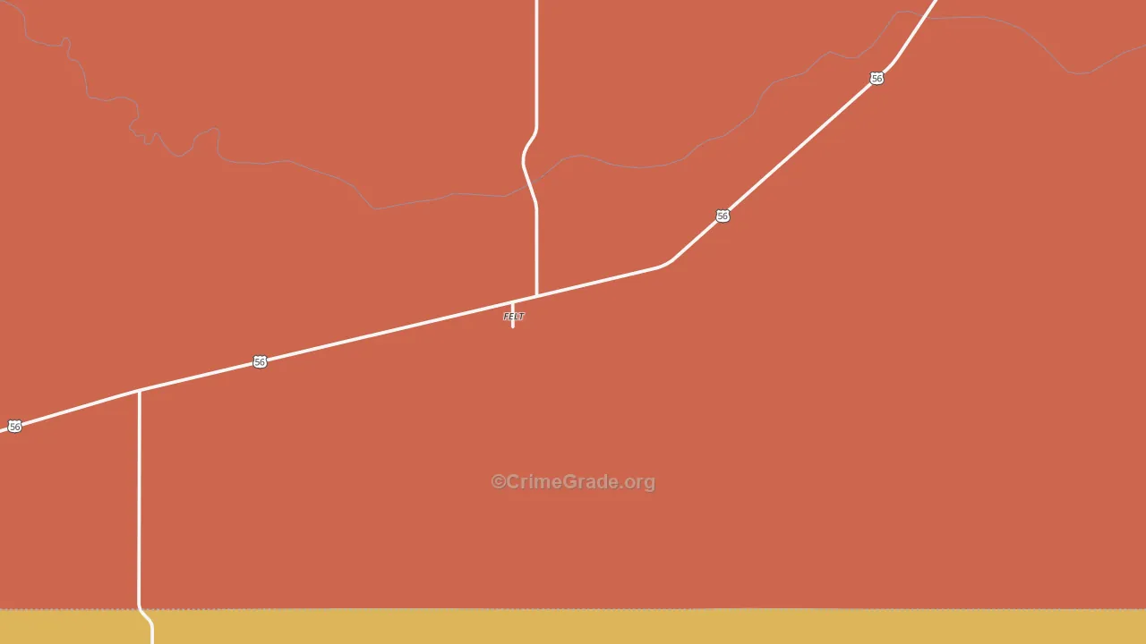 73937, OK Map of Drug-Related Crime Rates