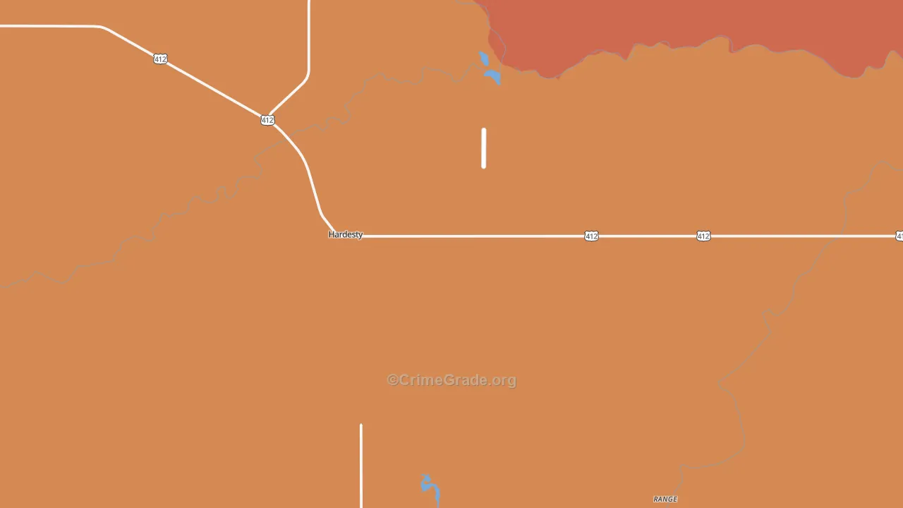 73944, OK Map of Drug-Related Crime Rates
