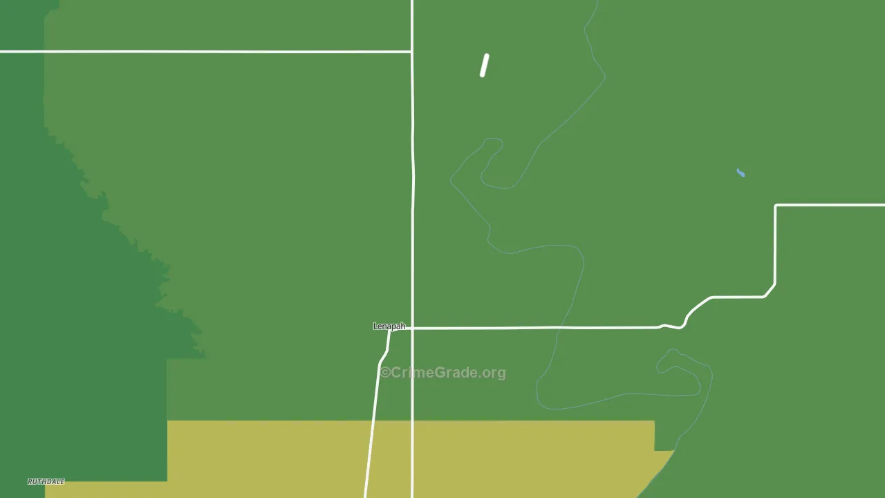 74042, OK Map of Drug-Related Crime Rates
