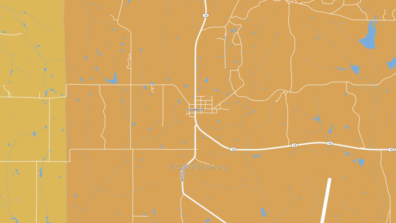 74068, OK Map of Drug-Related Crime Rates