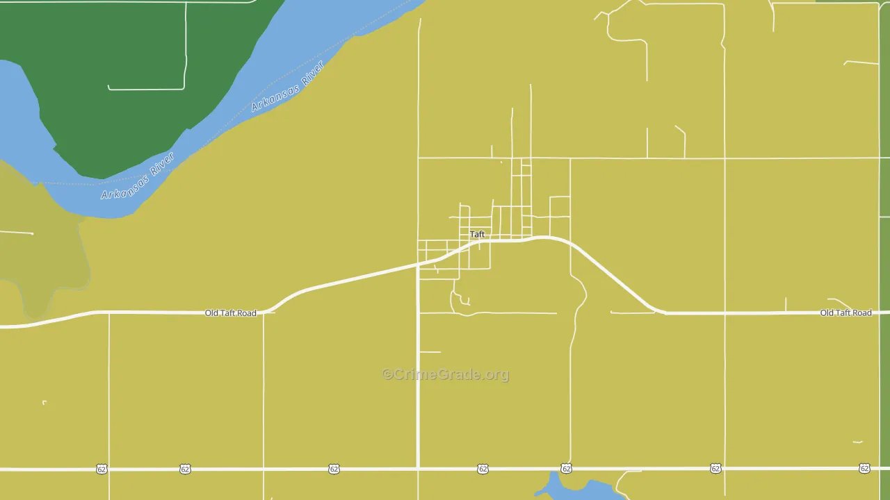 74463, OK Map of Drug-Related Crime Rates