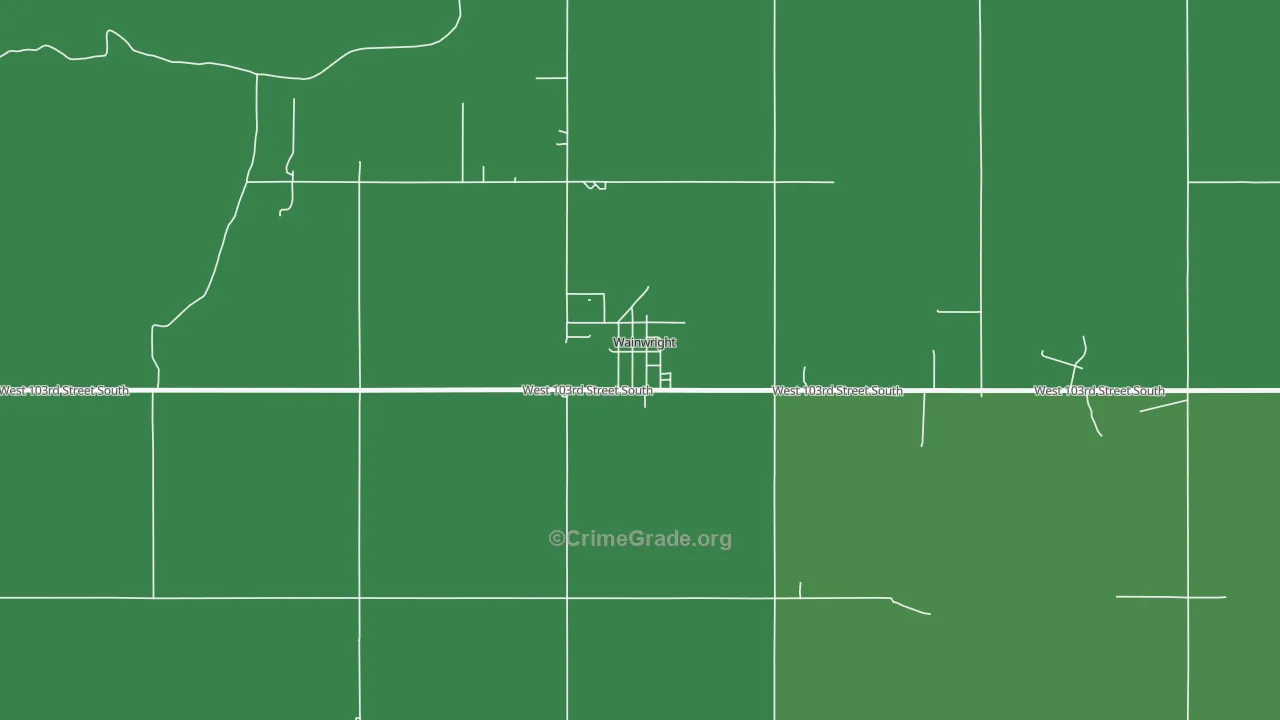 74468, OK Map of Drug-Related Crime Rates