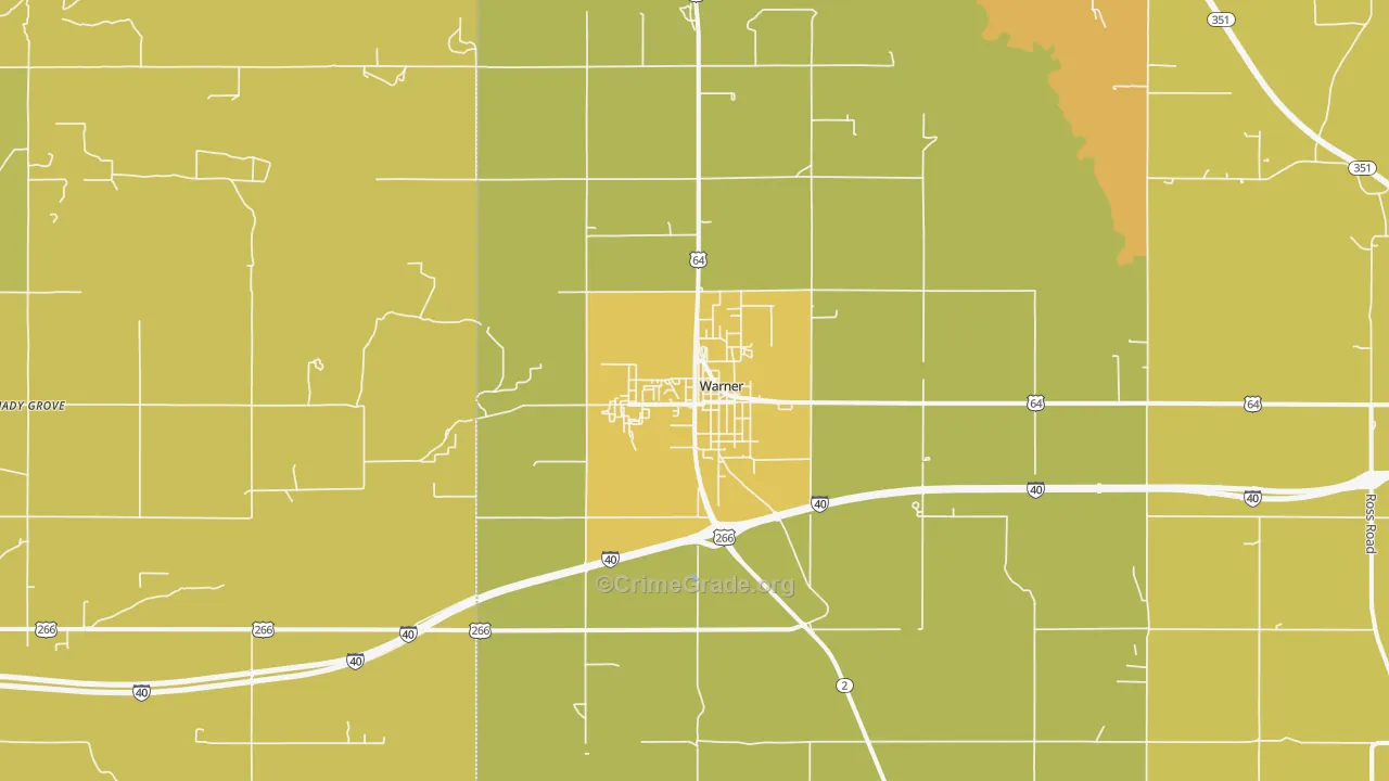 74469, OK Map of Drug-Related Crime Rates