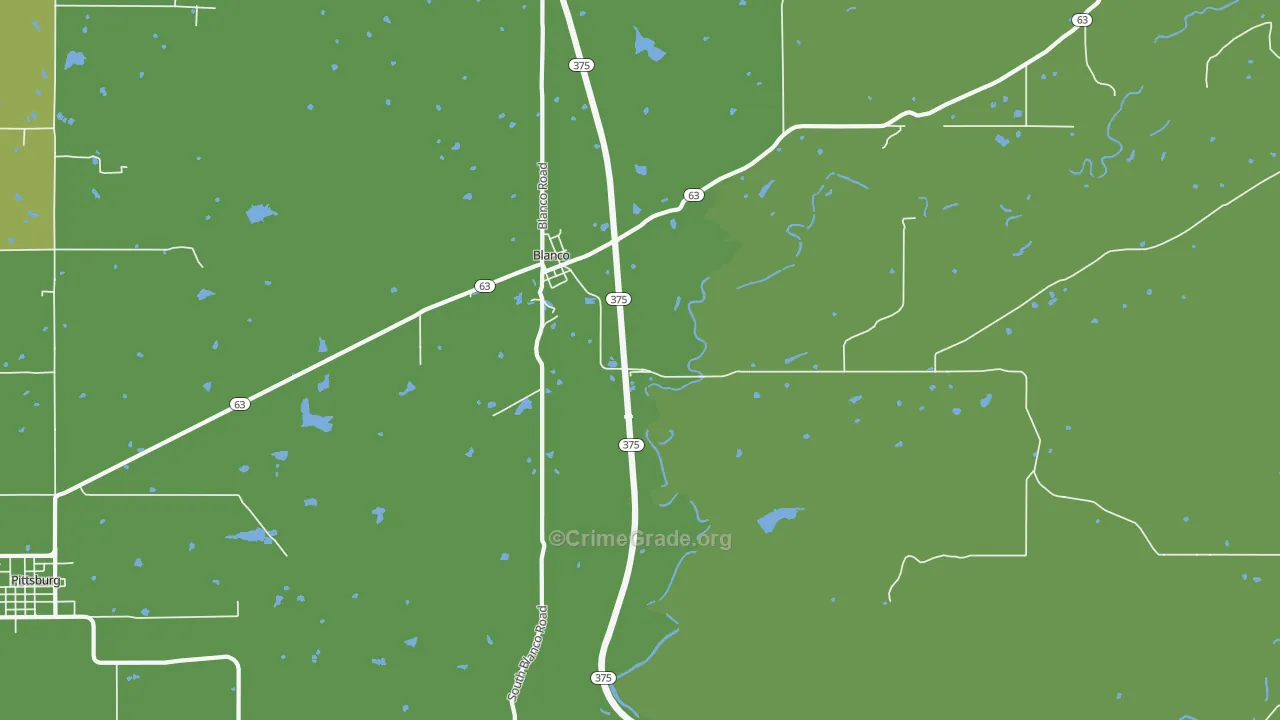 74528, OK Map of Drug-Related Crime Rates