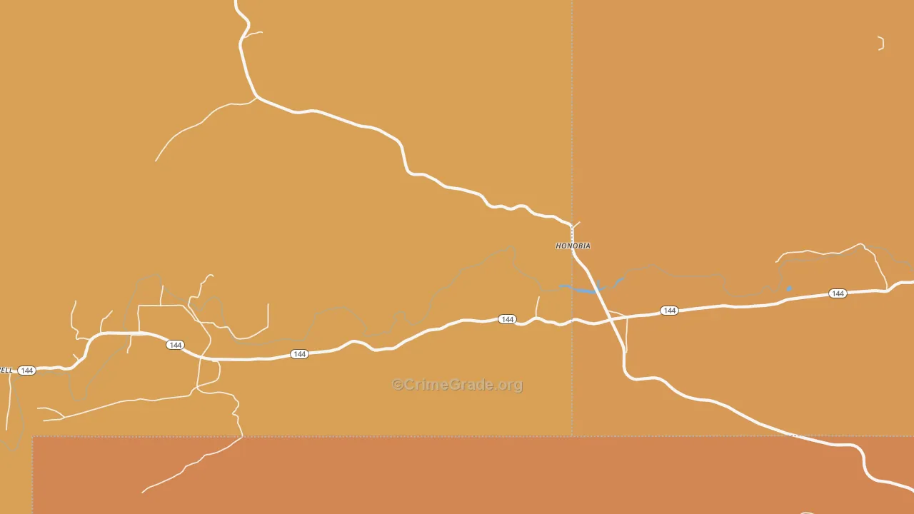 74549, OK Map of Drug-Related Crime Rates