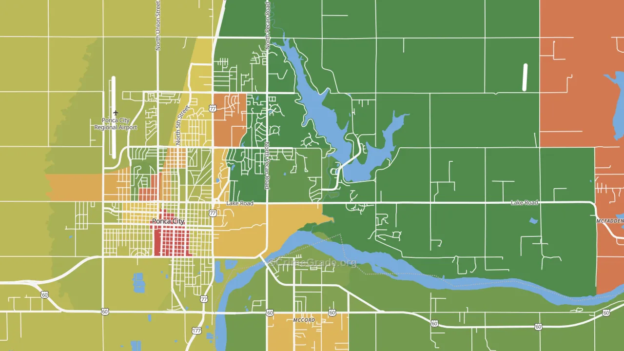 74604, OK Map of Drug-Related Crime Rates