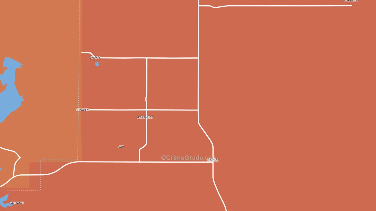 74652, OK Map of Drug-Related Crime Rates