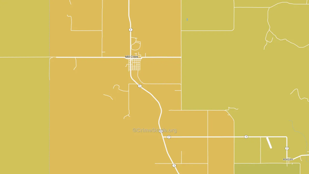 74856, OK Map of Drug-Related Crime Rates