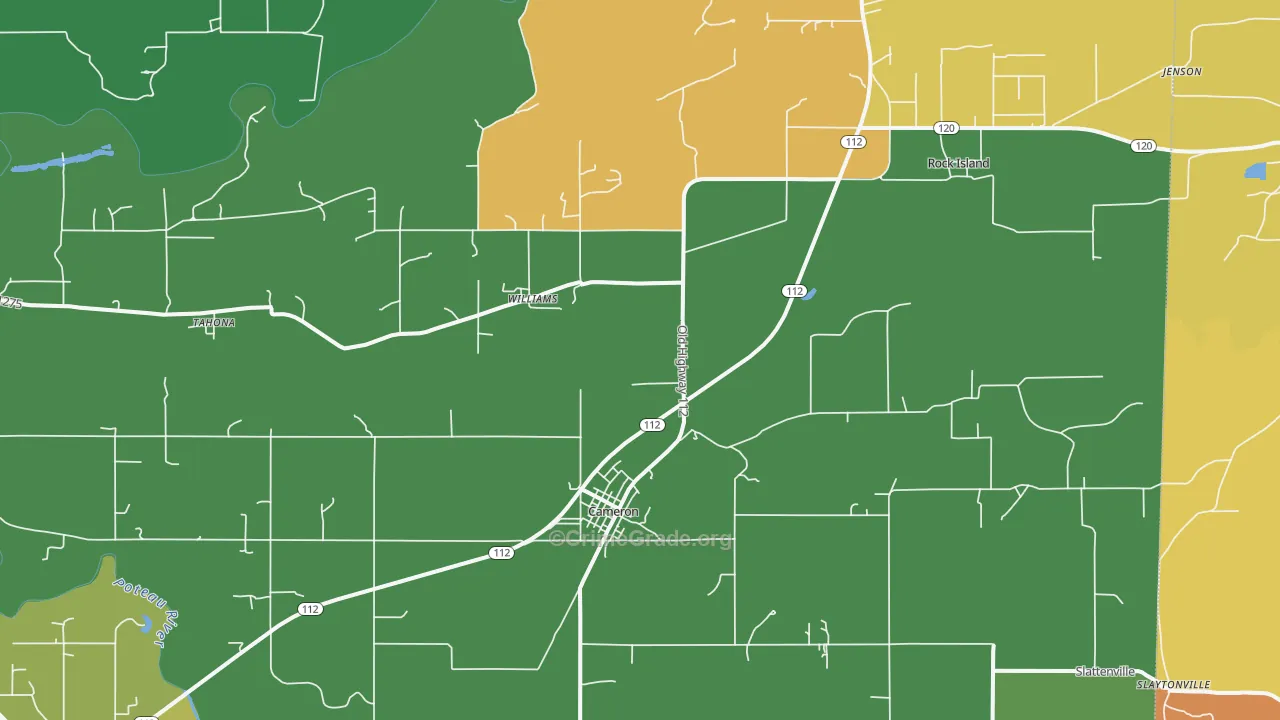 74932, OK Map of Drug-Related Crime Rates