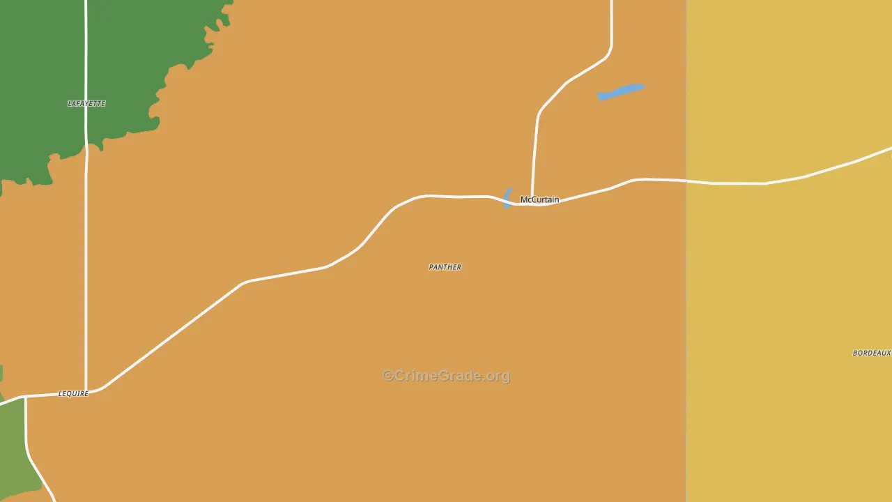 74944, OK Map of Drug-Related Crime Rates