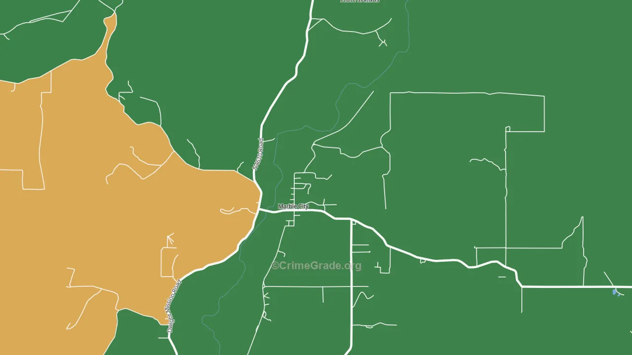 74945, OK Map of Drug-Related Crime Rates