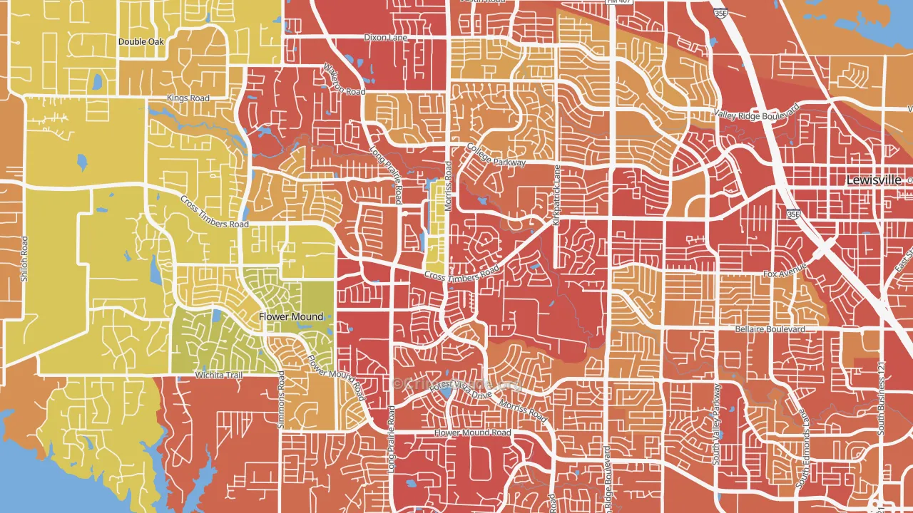 75028, TX Map of Drug-Related Crime Rates